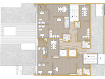 پلان طبقه 3 شیخ بهایی